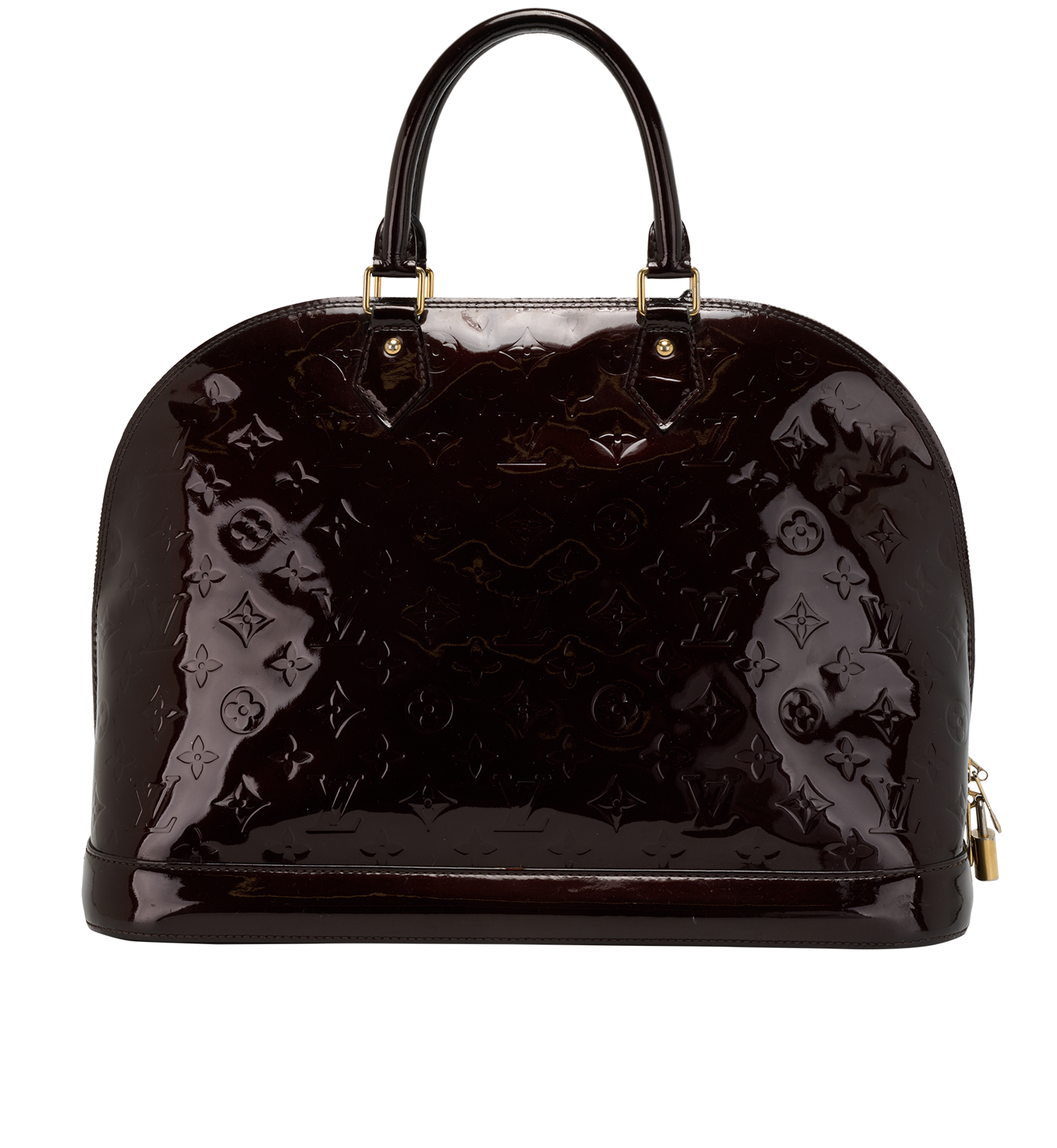 Alma GM, &pound;595, Handbags, Burgundy, Vachetta Leather, Back view
